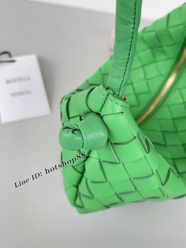 BV專櫃新款手工編織女包 葆蝶家BV金球Turn小號肩背女包 701023 bbv1234